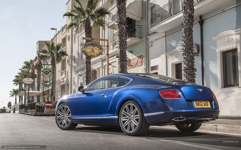 Blue Bentley Coupe — Serene