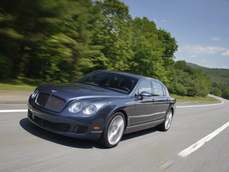Blue Bentley Flying Buttress