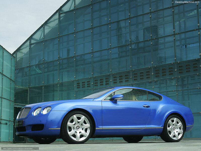 Blue Bentley GT