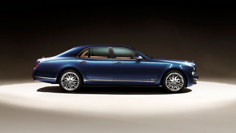 blue bentley luxury sedan