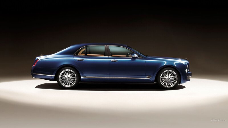 Blue Bentley Mulsanne — Dramatic, Photograph, Car
