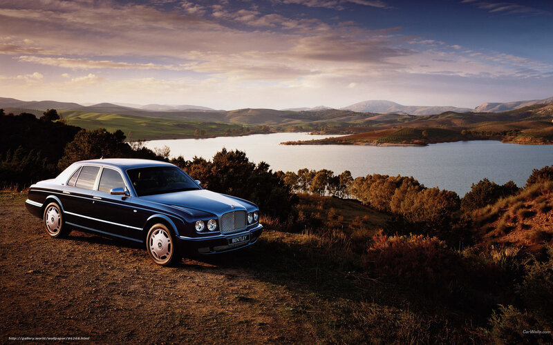 Blue Bentley Sedan — Serene