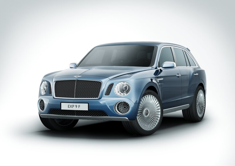 Blue Bentley Suv — Neutral, Photograph