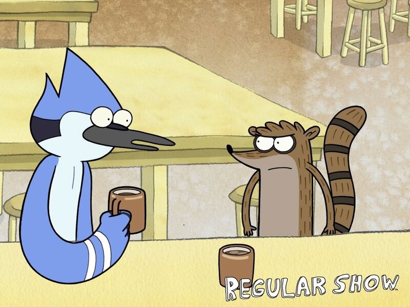 Blue Bird and Raccoon