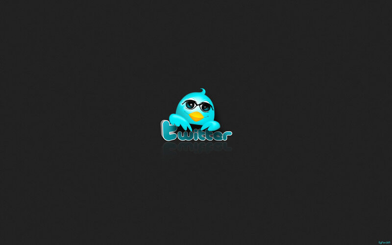 Blue Bird Character — Black