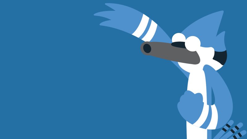 Blue Bird Character — Calm