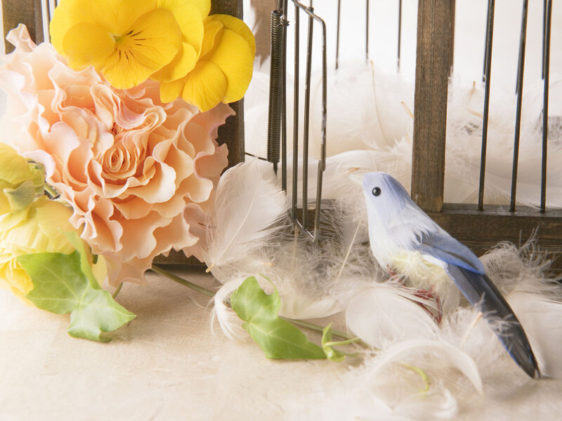 Blue Bird Figurine