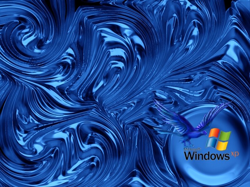 Blue Bird in Flight — Dynamic, Digital Art