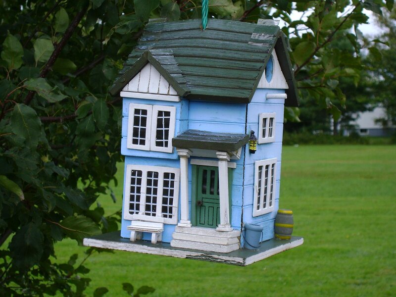 Blue Birdhouse
