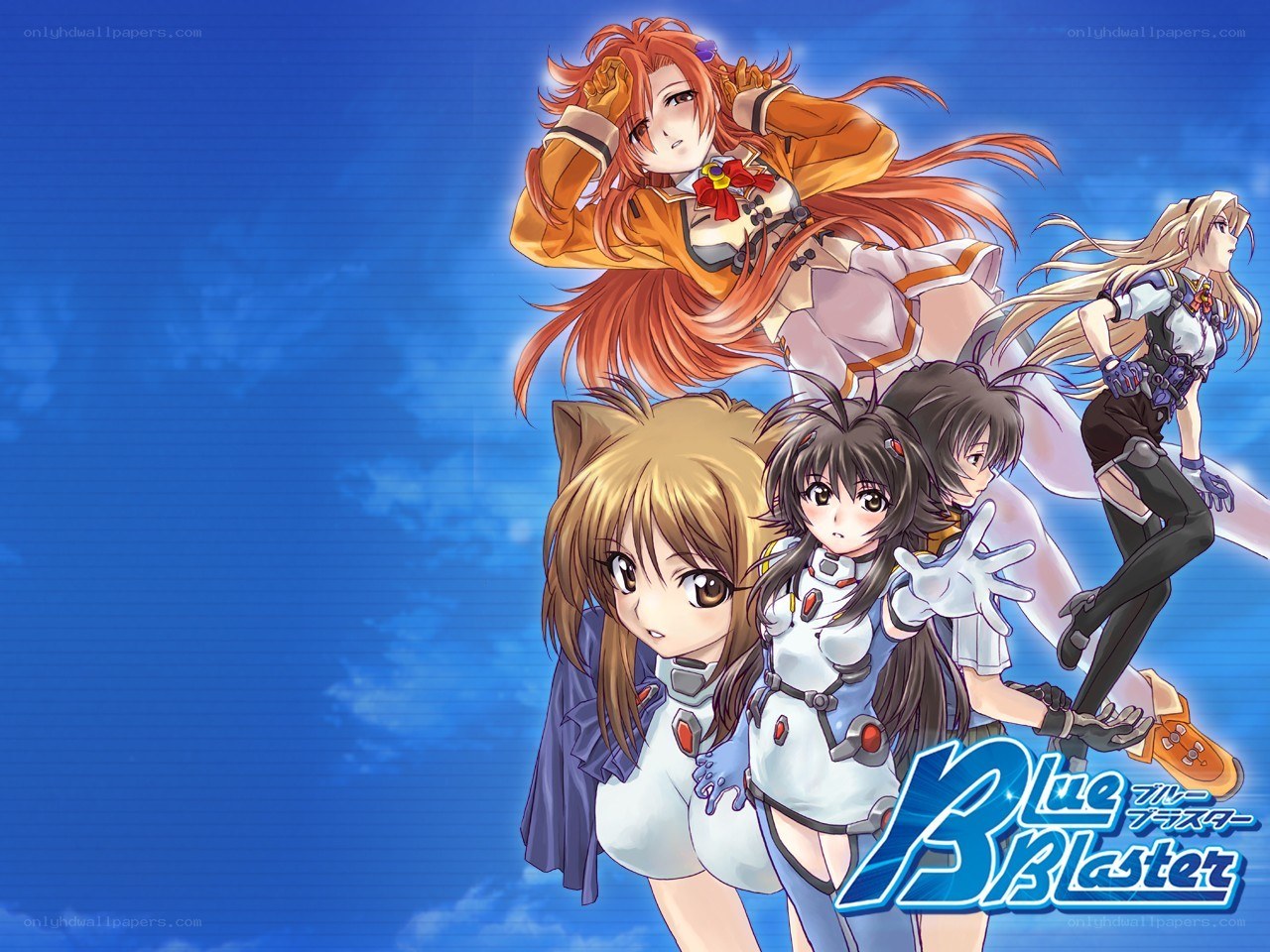Blue Blaster anime characters