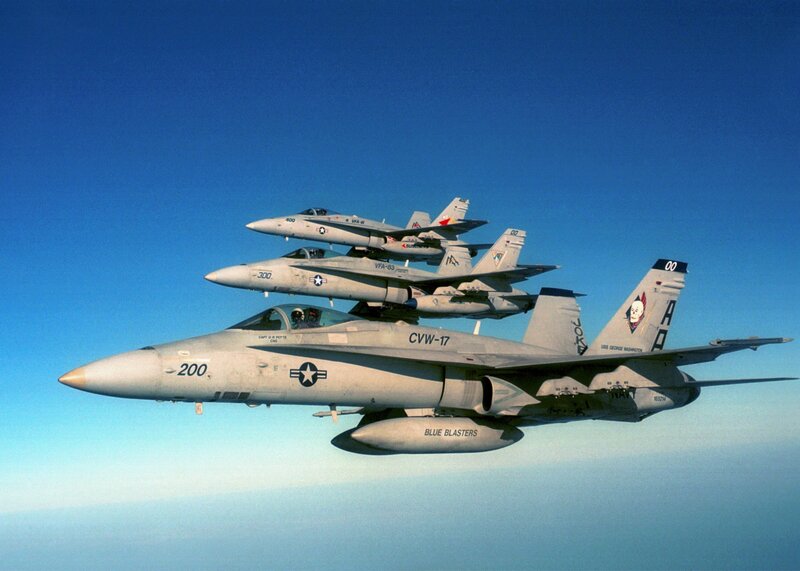 Blue Blasters flight formation