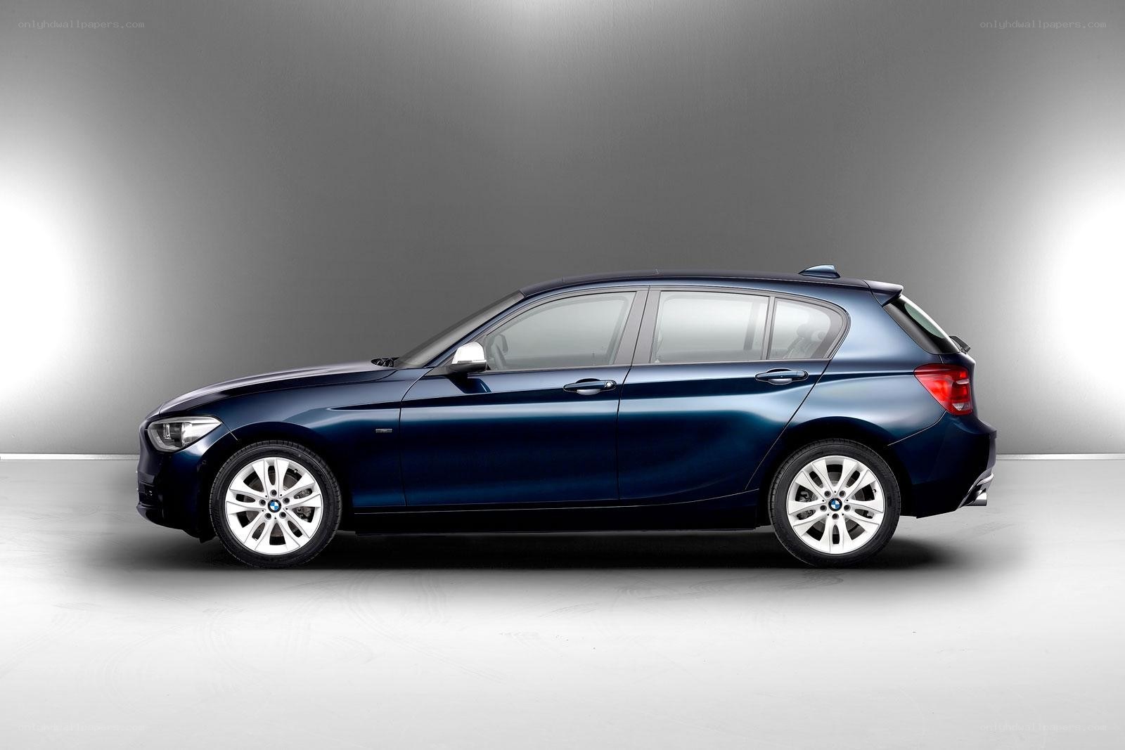 blue bmw 1-series hatchback