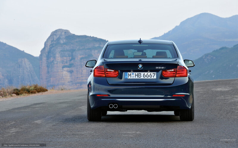 Blue BMW 328i Sedan