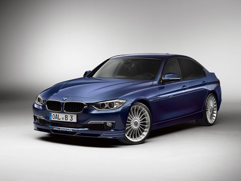 Blue BMW Alpina Sedan — Neutral