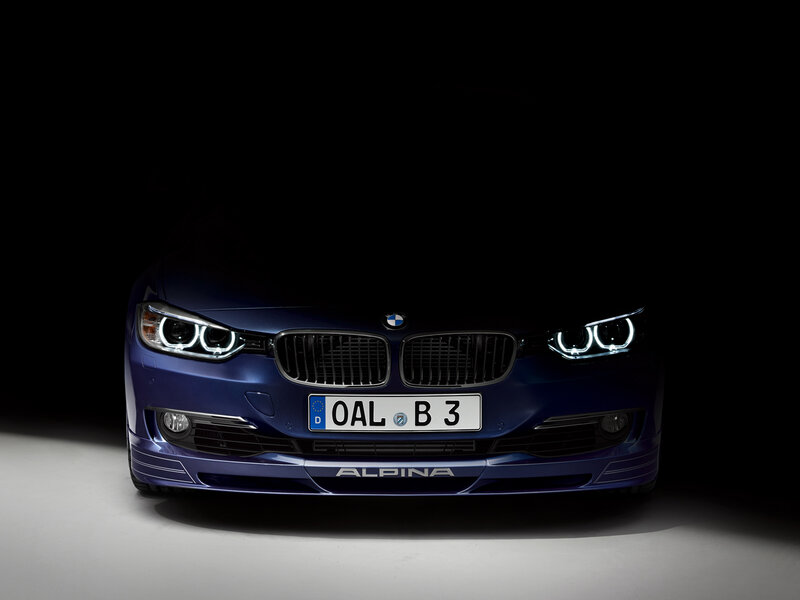 Blue BMW Car — Dramatic, Photograph