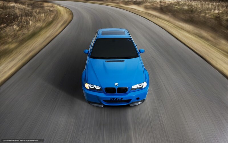Blue BMW Car — Dynamic, Photograph