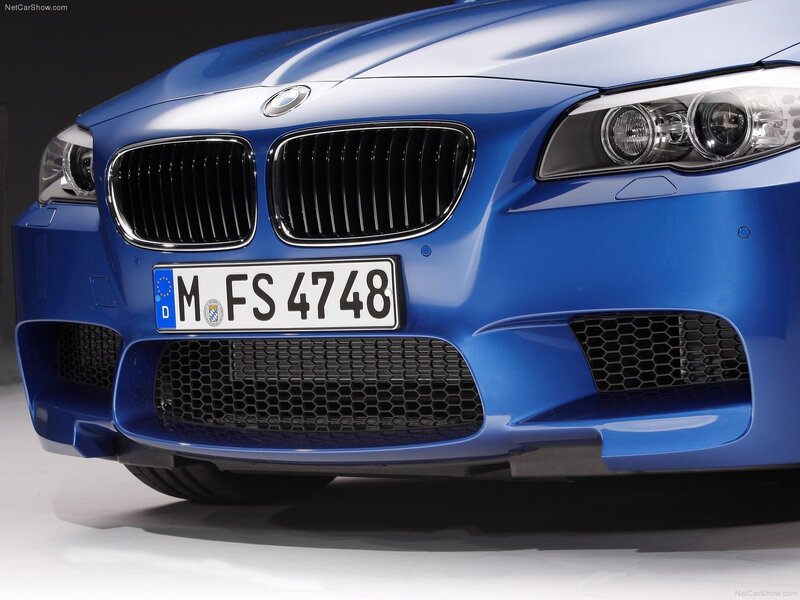 Blue Bmw Car Front — Dramatic