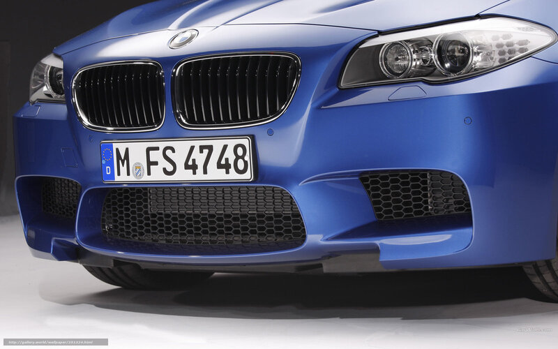 Blue Bmw Car Front — Neutral