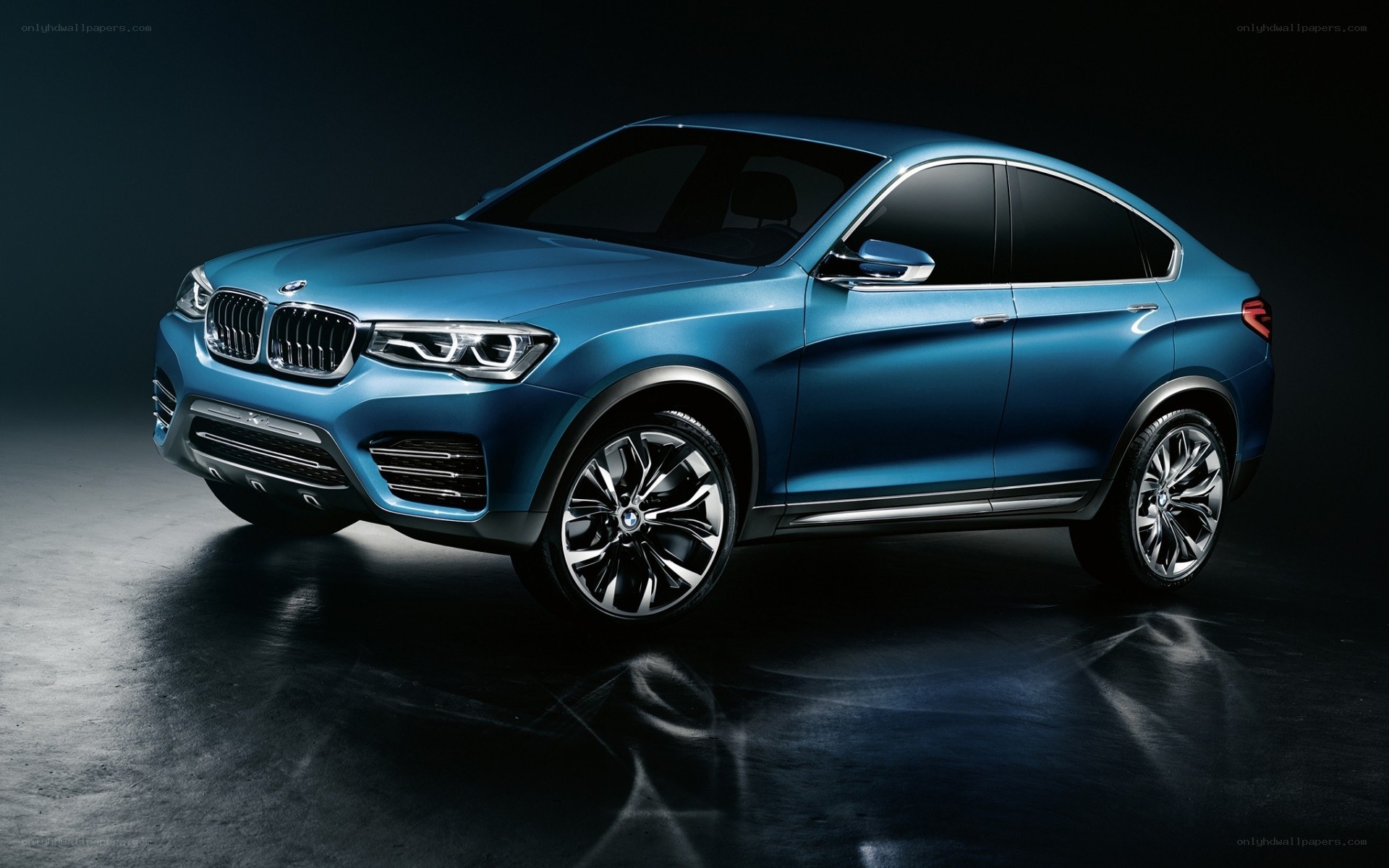 Blue BMW Concept Car