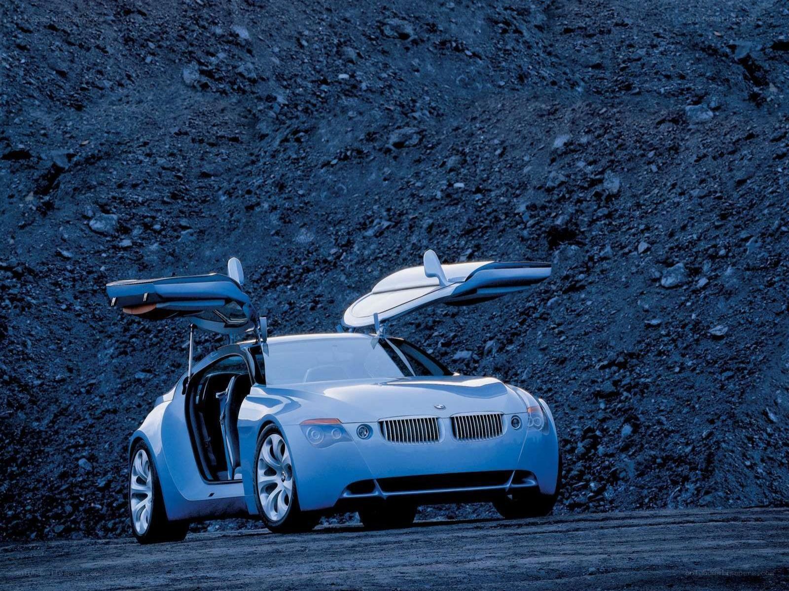 Blue BMW concept car