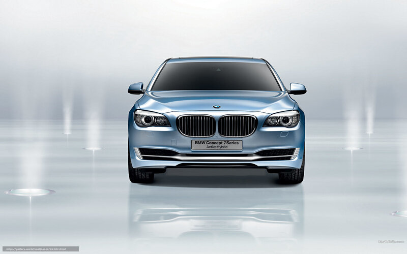Blue BMW Concept Car — Silver