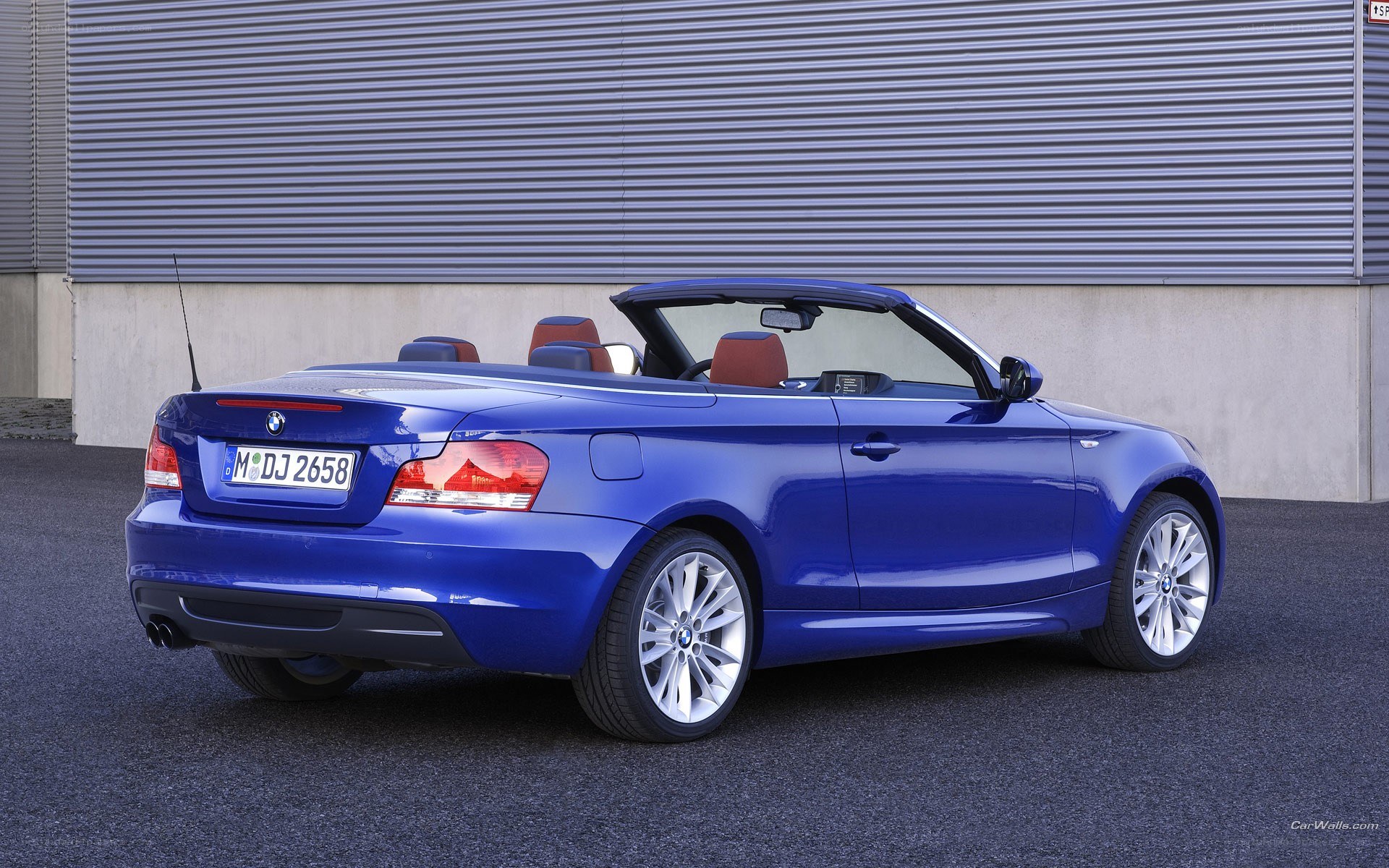 blue bmw convertible car