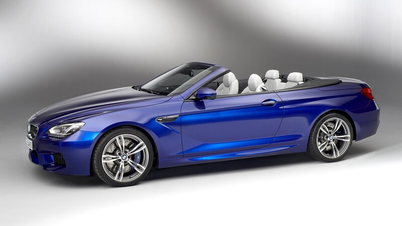 Blue Bmw Convertible — Dramatic, Photograph