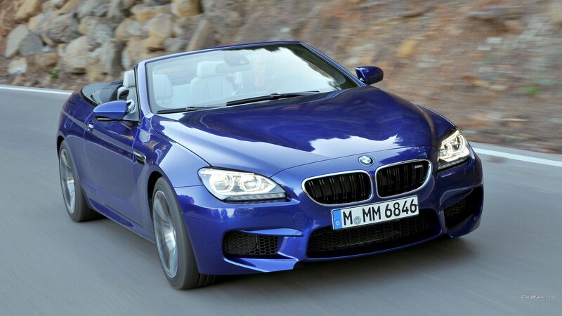 Blue Bmw Convertible — Dynamic, Afternoon, Photograph