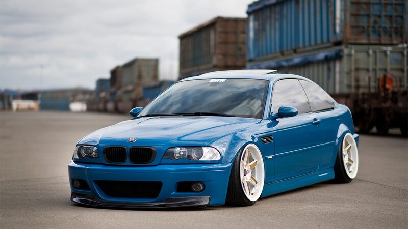 Blue BMW Coupe — Calm, Photograph