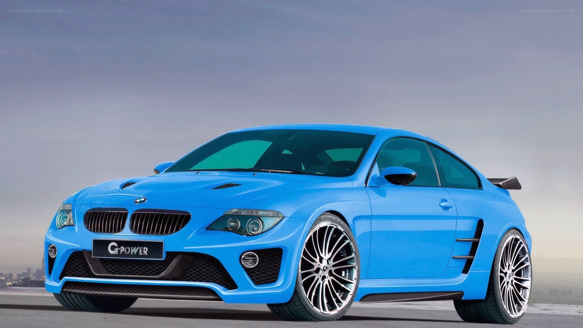 blue bmw coupe car