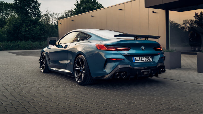 Blue BMW Coupe — Dramatic, Afternoon, Photograph, Car
