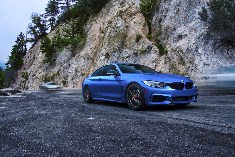 Blue Bmw Coupe — Dramatic, Photograph