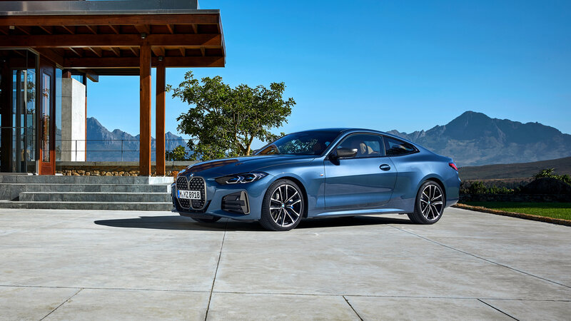 Blue BMW Coupe — Serene