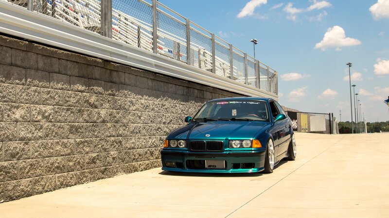 Blue BMW Coupe — Teal