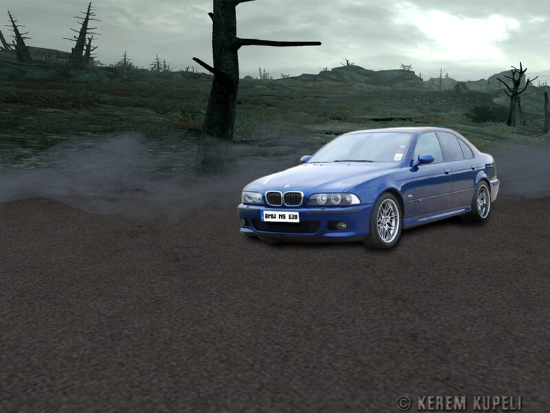 Blue Bmw E39