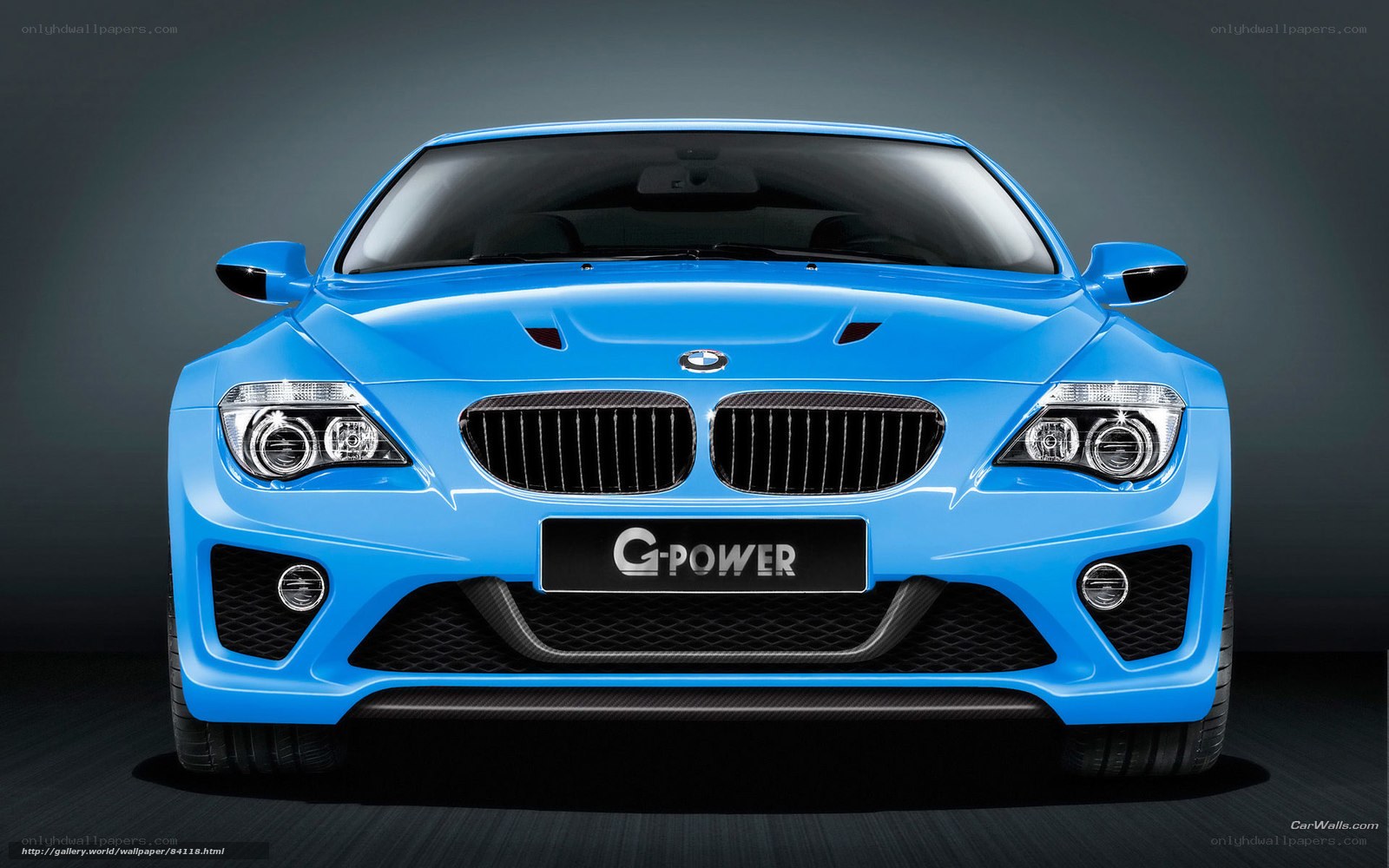 Blue BMW G-Power car