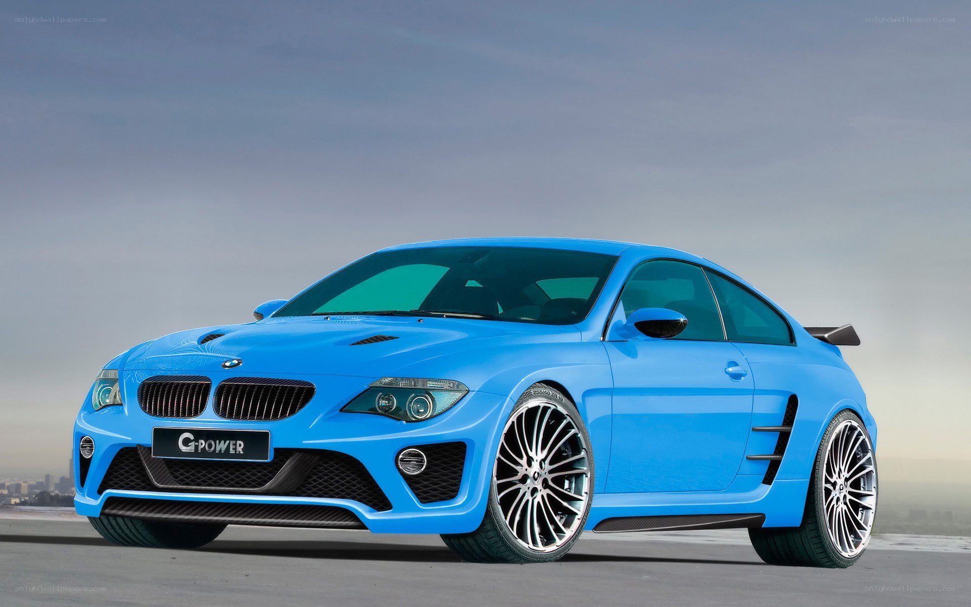 Blue BMW G-Power Coupe