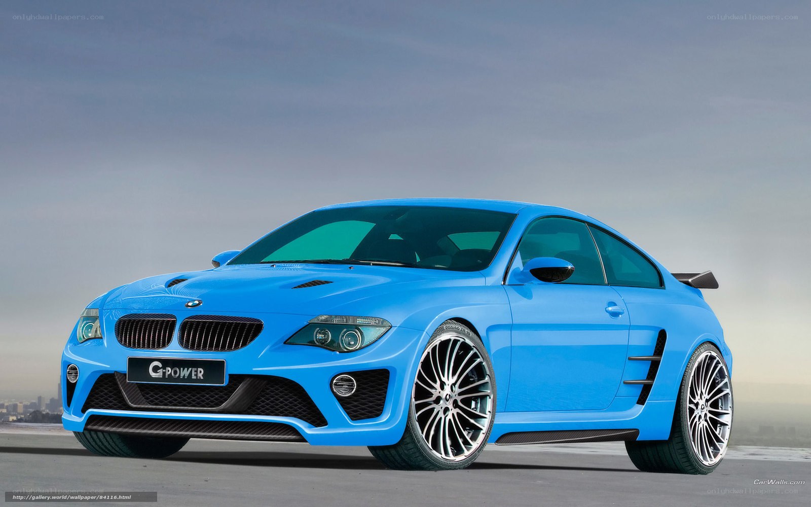 Blue BMW G-Power Coupe