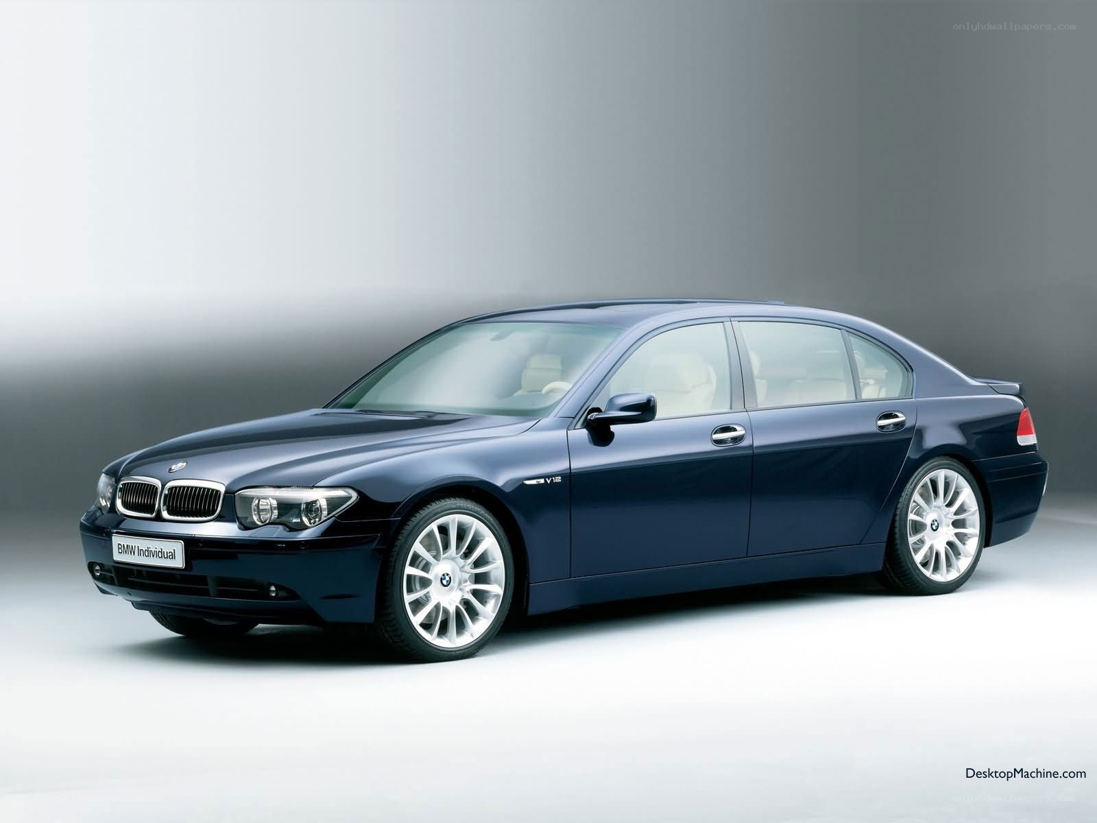 blue bmw individual sedan