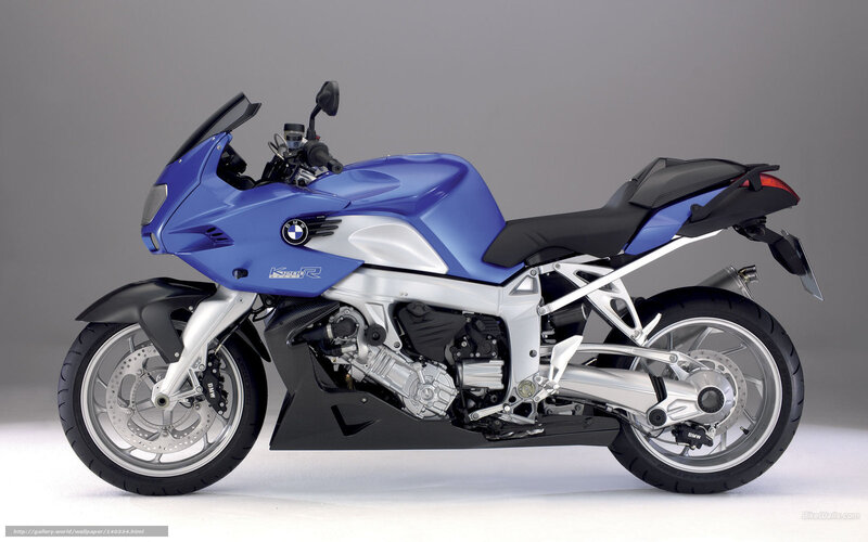 blue bmw k1200r motorcycle