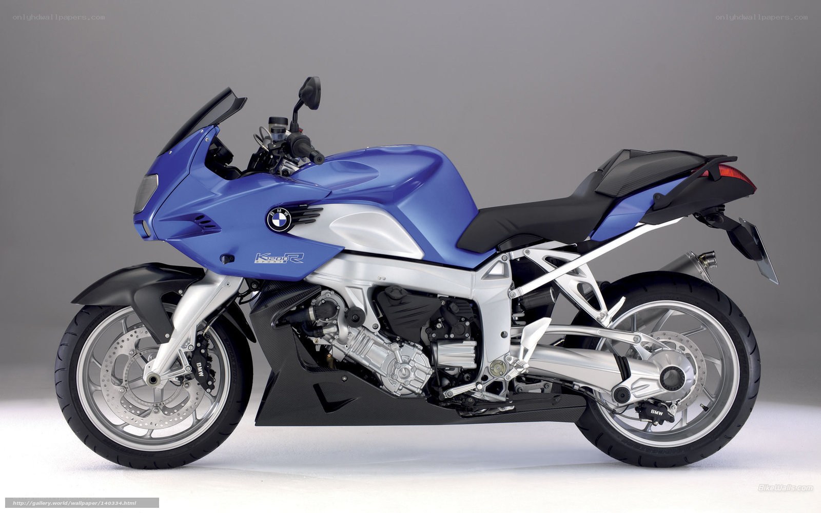 blue bmw k1200r motorcycle
