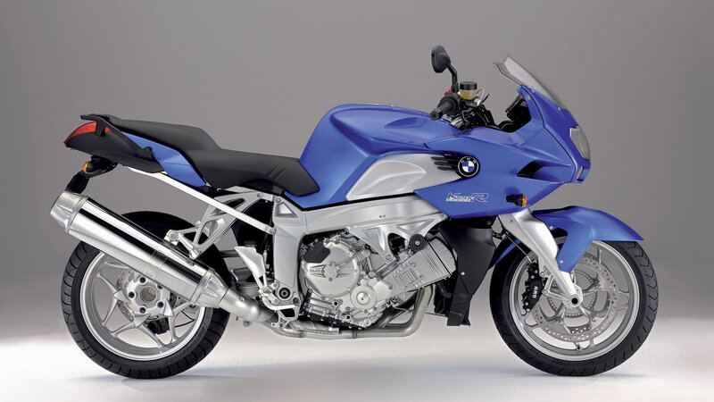 Blue BMW K1200R Motorcycle — Neutral, Photograph, Seat