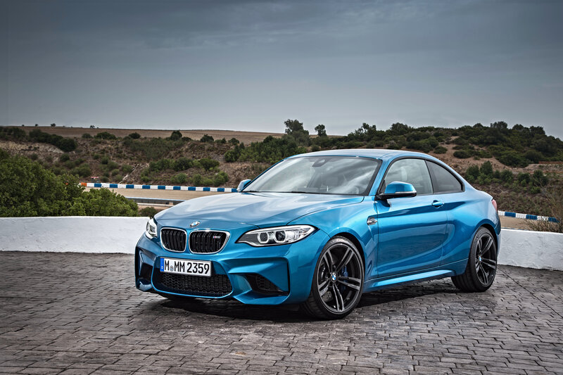 Blue BMW M2 Coupe — Dramatic, Photograph