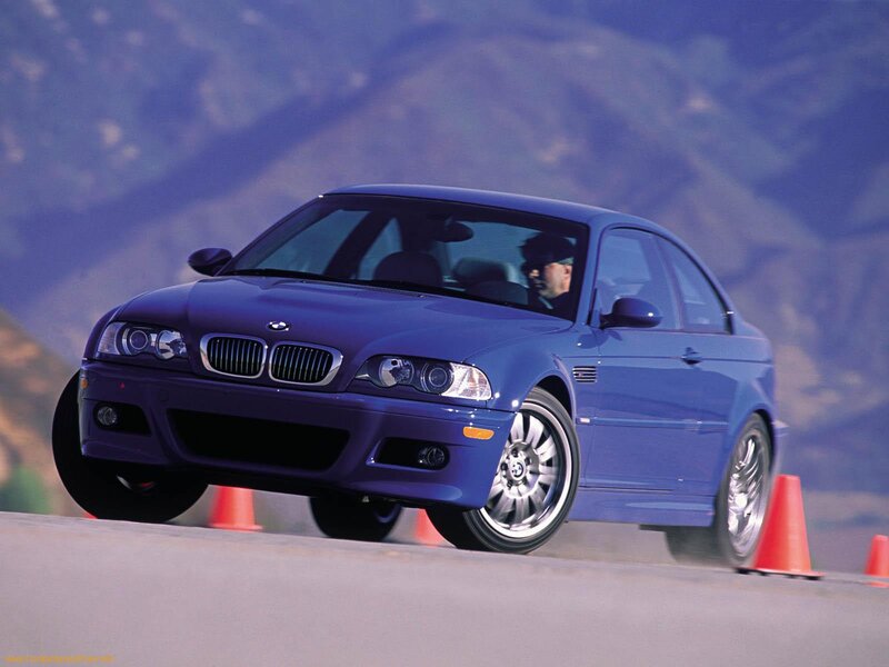 Blue BMW M3 Car — Dynamic