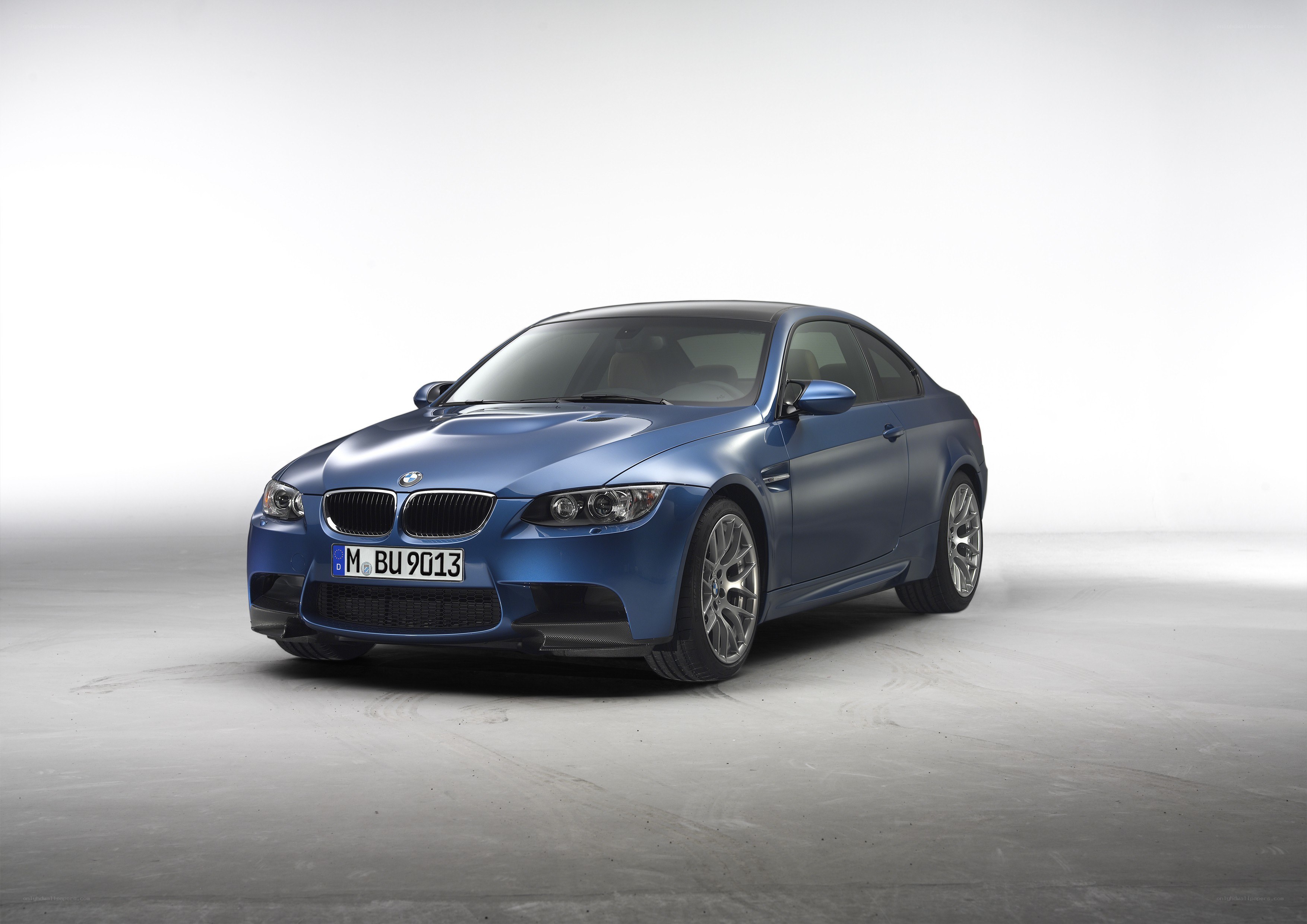 Blue BMW M3 Coupe