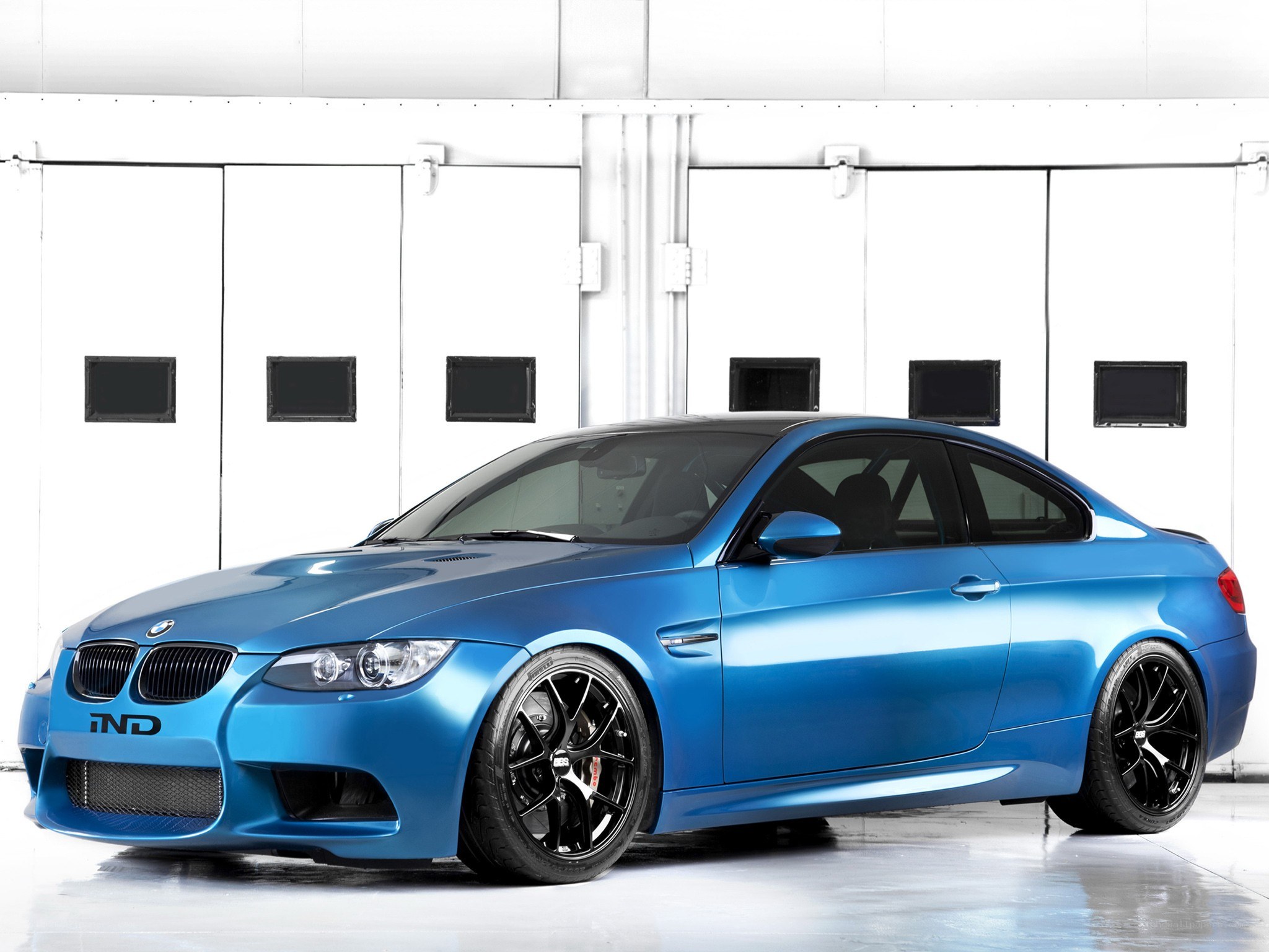 Blue BMW M3 Coupe