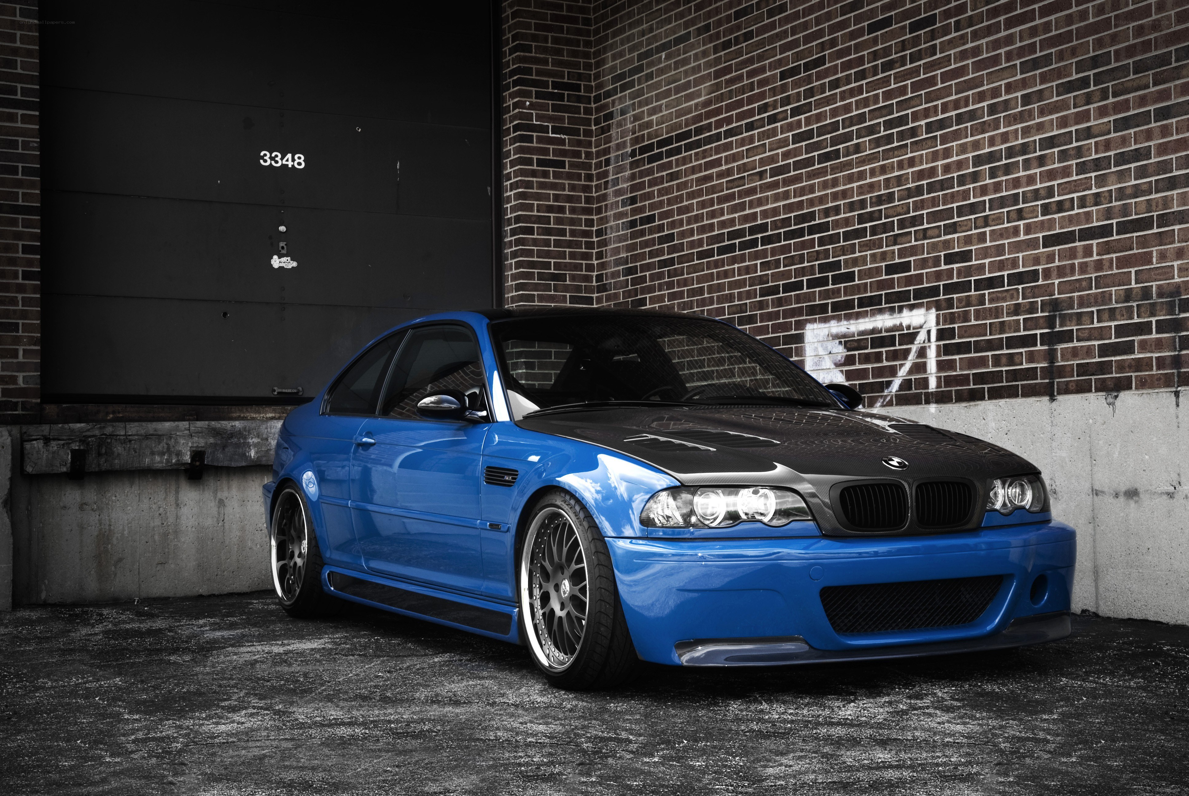 blue bmw m3 coupe