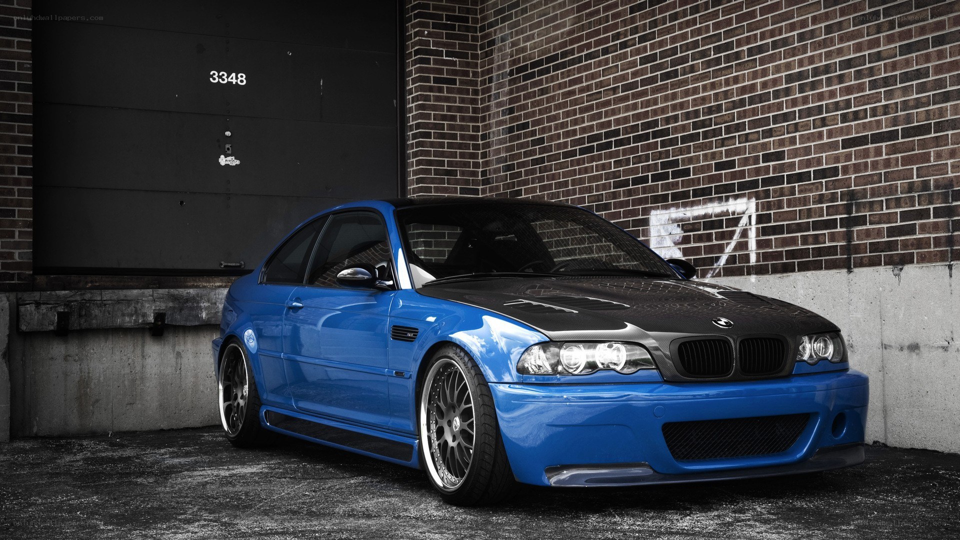 blue bmw m3 coupe