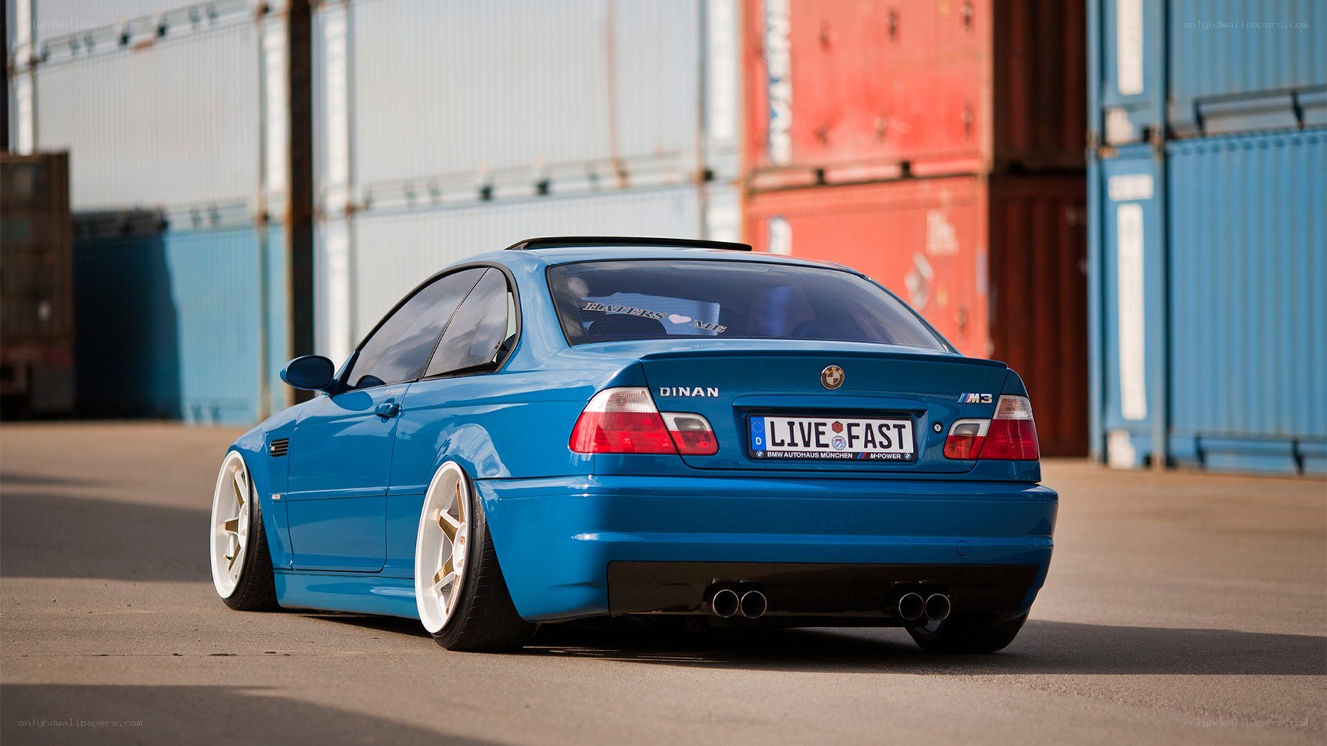 blue bmw m3 coupe