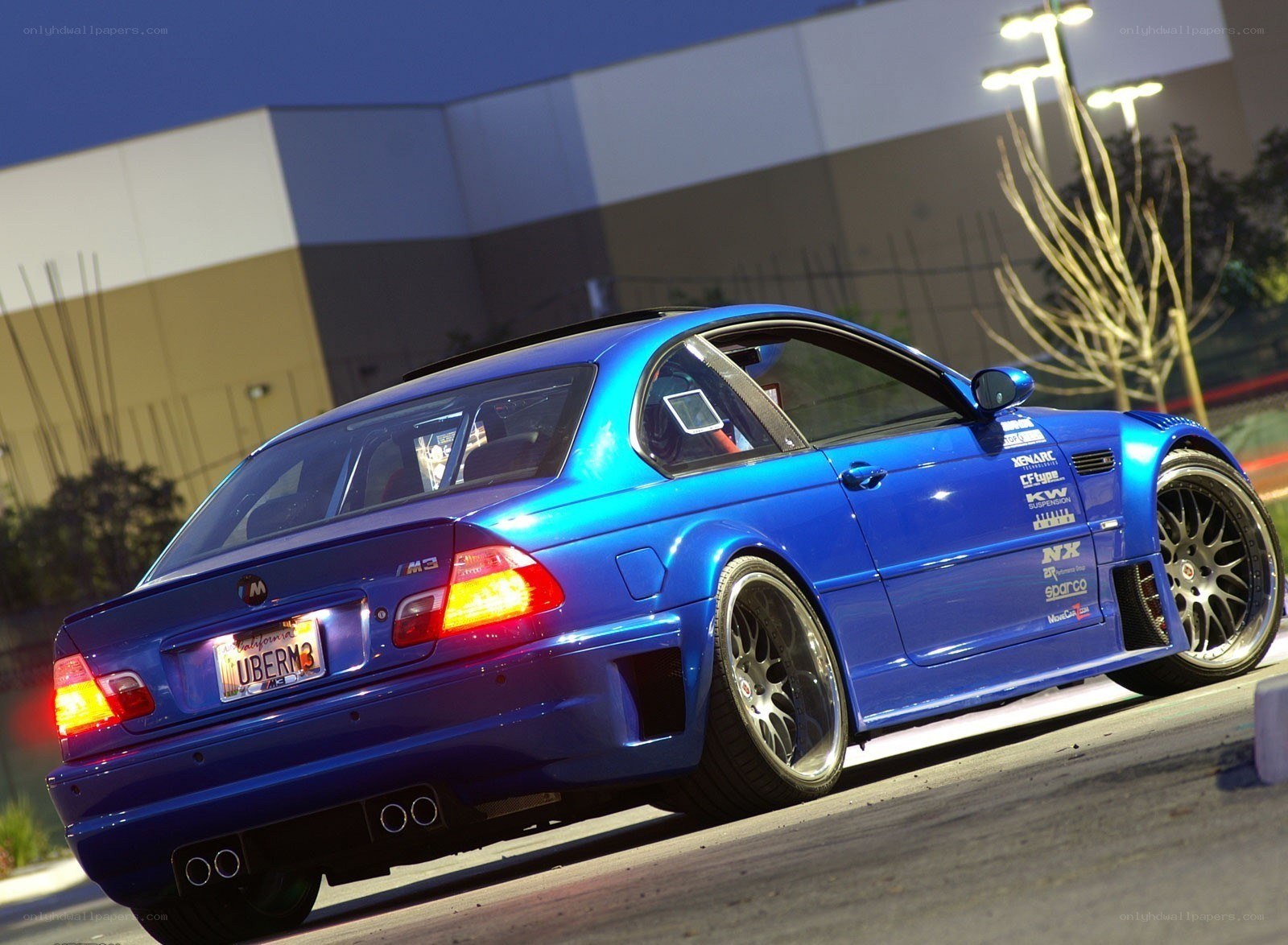 blue bmw m3 coupe